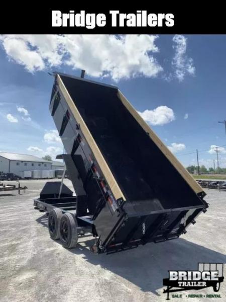 New 2026 Liberty LD16K83X16B8TSHST (83" x 16') 17.5K Telescopic High Side Dump Trailer