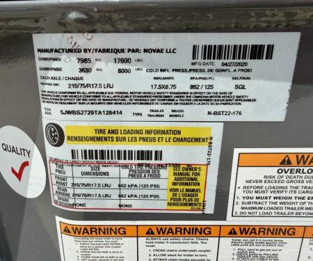 New 2026 Midsota 82x22 (19+3) Beam ST Equipment Trailer 17.6K Equipment Trailer