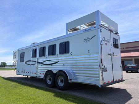 Used 2009 Cherokee 4H LQ Horse Trailer
