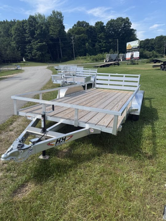 New 2026 H&H Trailers 16' ALUMINUM Landscape Trailer