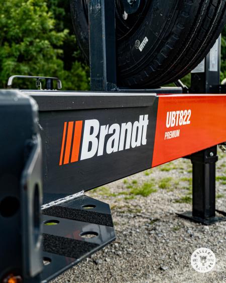 New 2026 Brandt UBT822 Premium Tilt Equipment Trailer