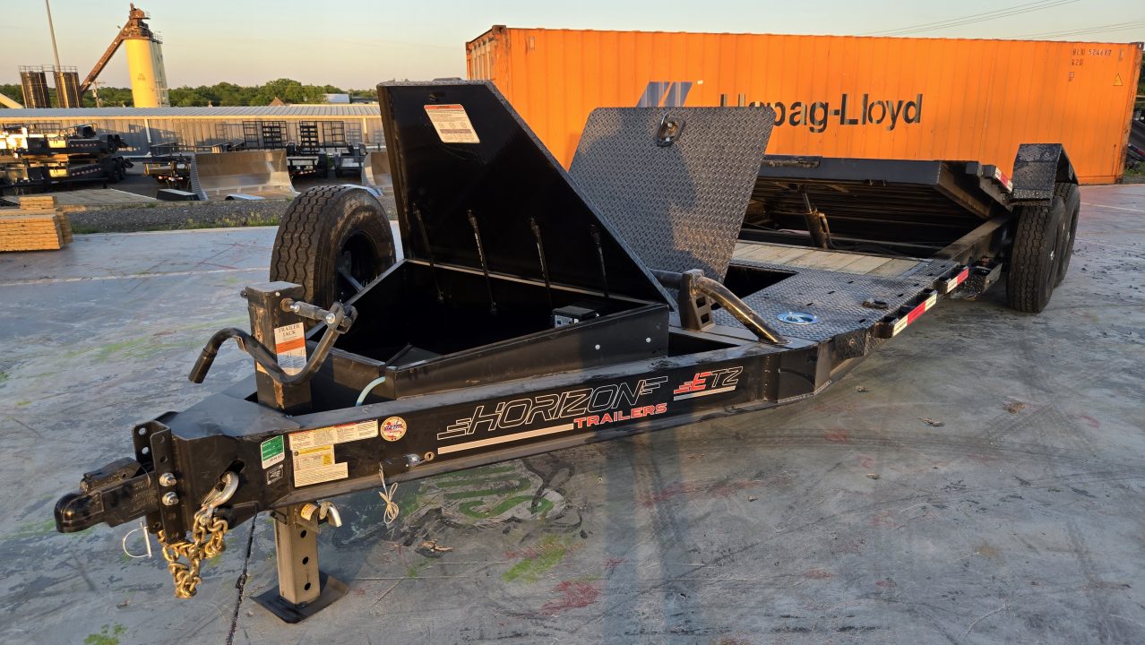 Used 2025 Horizon Trailers ETZ 22' x 83" x 22" BP 15.2K TILT Equipment Trailer