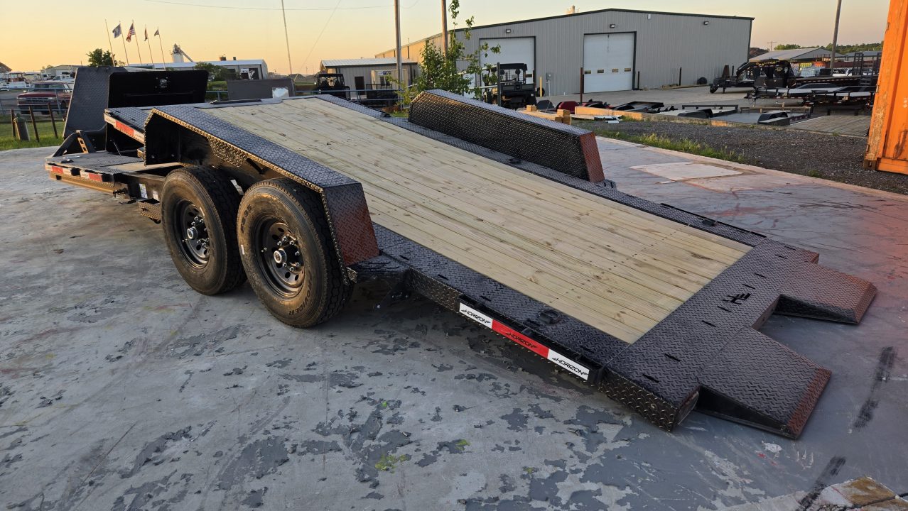 Used 2025 Horizon Trailers ETZ 22' x 83" x 22" BP 15.2K TILT Equipment Trailer