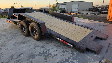 Used 2025 Horizon Trailers ETZ 22' x 83" x 22" BP 15.2K TILT Equipment Trailer