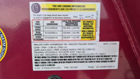 New 2026 Horizon Trailers HZH 20' x 96" x 4' GN 12k 2A DUMP TRAILER Dump Trailer