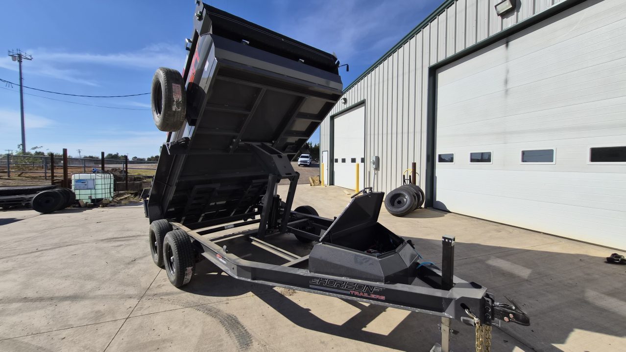 New 2026 Horizon Trailers HZ6 12' x 77"X2' BP 5.2K 2A DUMP TRAILER Dump Trailer