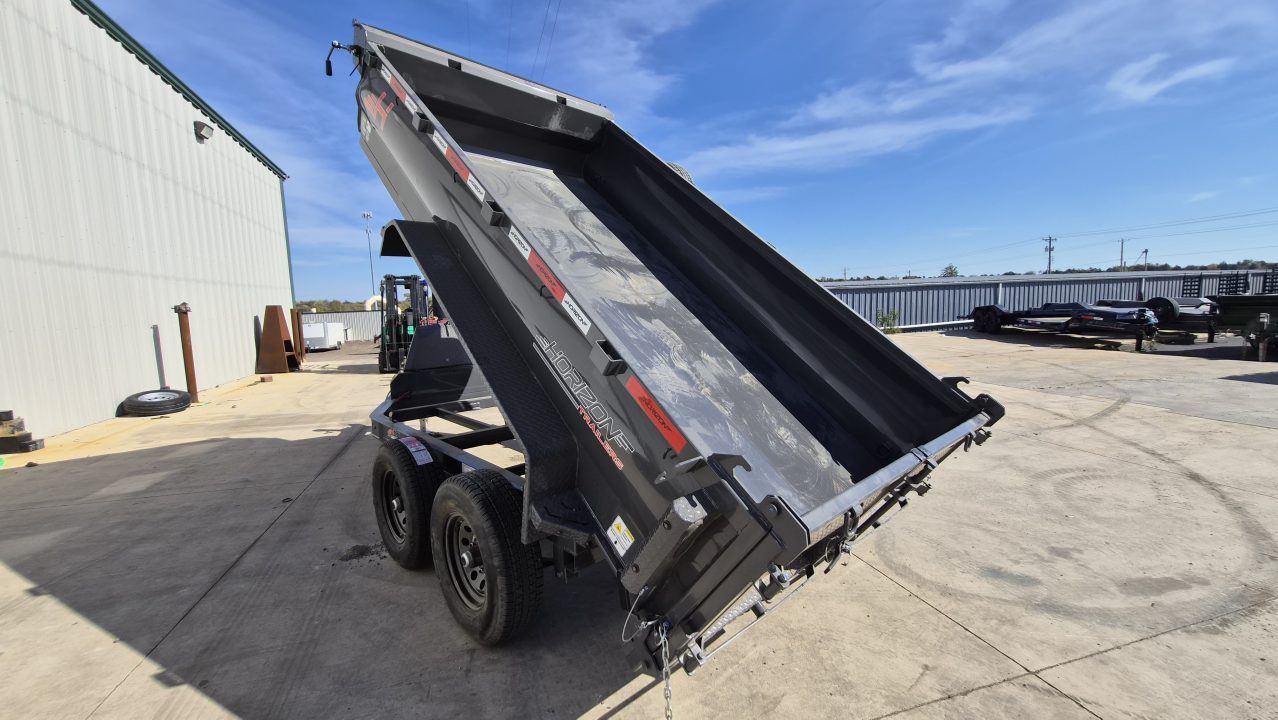 New 2026 Horizon Trailers HZ6 12' x 77"X2' BP 5.2K 2A DUMP TRAILER Dump Trailer