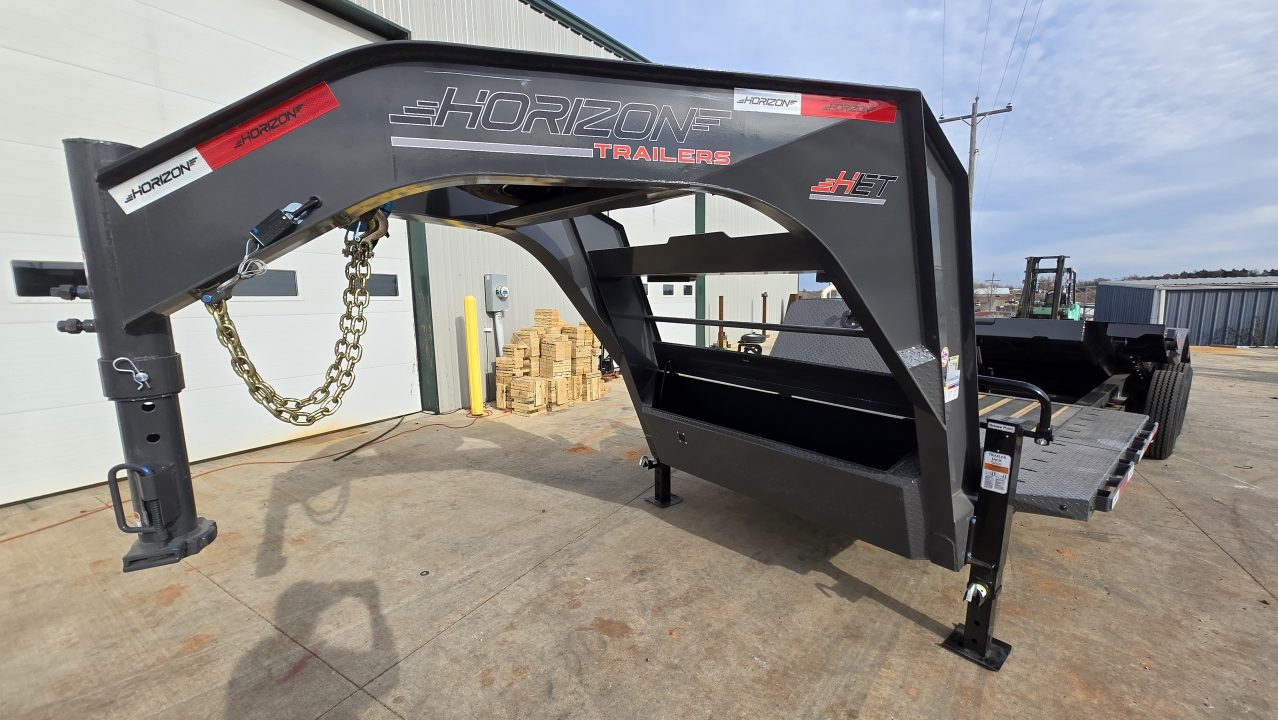 New 2026 Horizon Trailers HET 24' x 102" x 25" GN 22.4K TILT Equipment Trailer