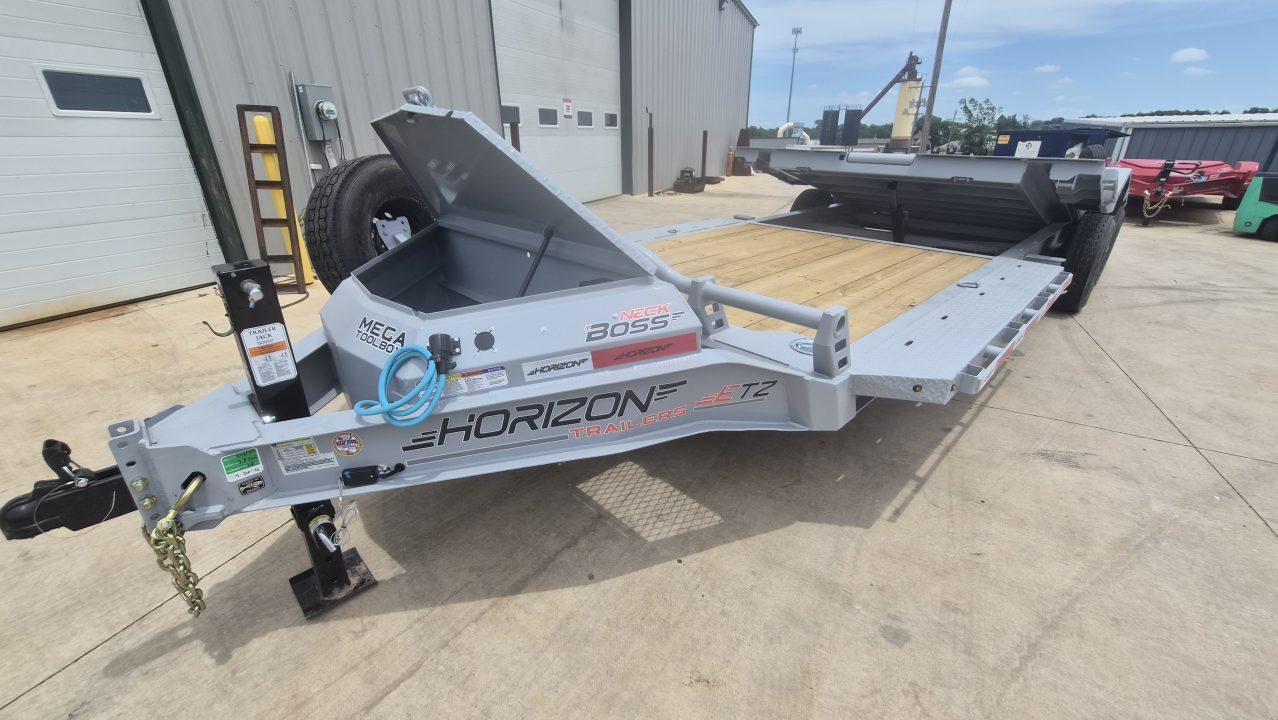 New 2026 Horizon Trailers ETZ 24' x 102" x 22" BP 17,000LBS TILT Equipment Trailer