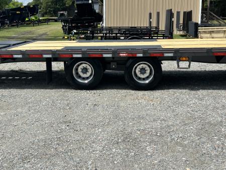 New 2027 Diamond C FMAX212 Flatbed Trailer, 30ft Deck + 5ft Dovetail =35ft, 12K Axles, Max Ramps, Hydraulic Jacks