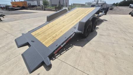 New 2026 Horizon Trailers HET 24' x 82" x 25" BP 21K TILT Equipment Trailer