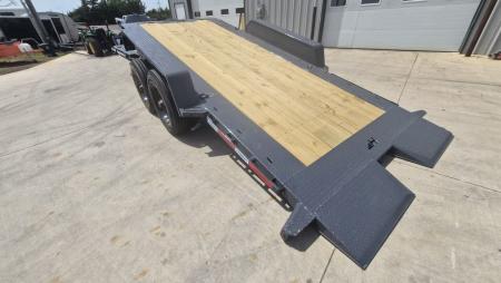 New 2026 Horizon Trailers HET 24' x 82" x 25" BP 21K TILT Equipment Trailer
