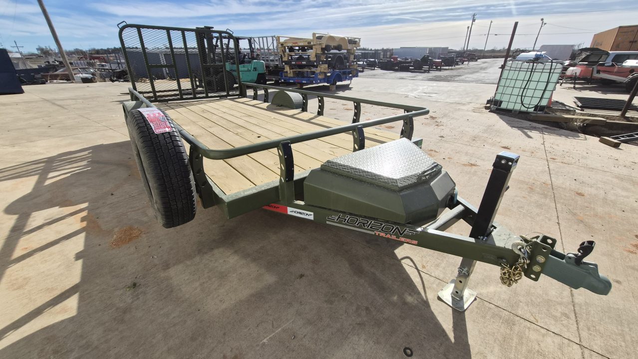 New 2026 Horizon Trailers UTZ 14' x 77" x 22" BP 3.5K UTILITY TRAILER Utility Trailer