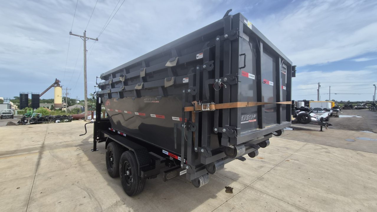 New 2026 Horizon Trailers RDZ 14' x 61" x 30" GN 7K ROLL OFF (TRAILER ONLY) Dump Trailer
