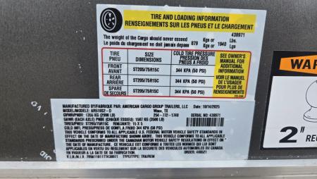 New 2026 American Hauler AR510S2-D Arrow Cargo / Enclosed Trailer