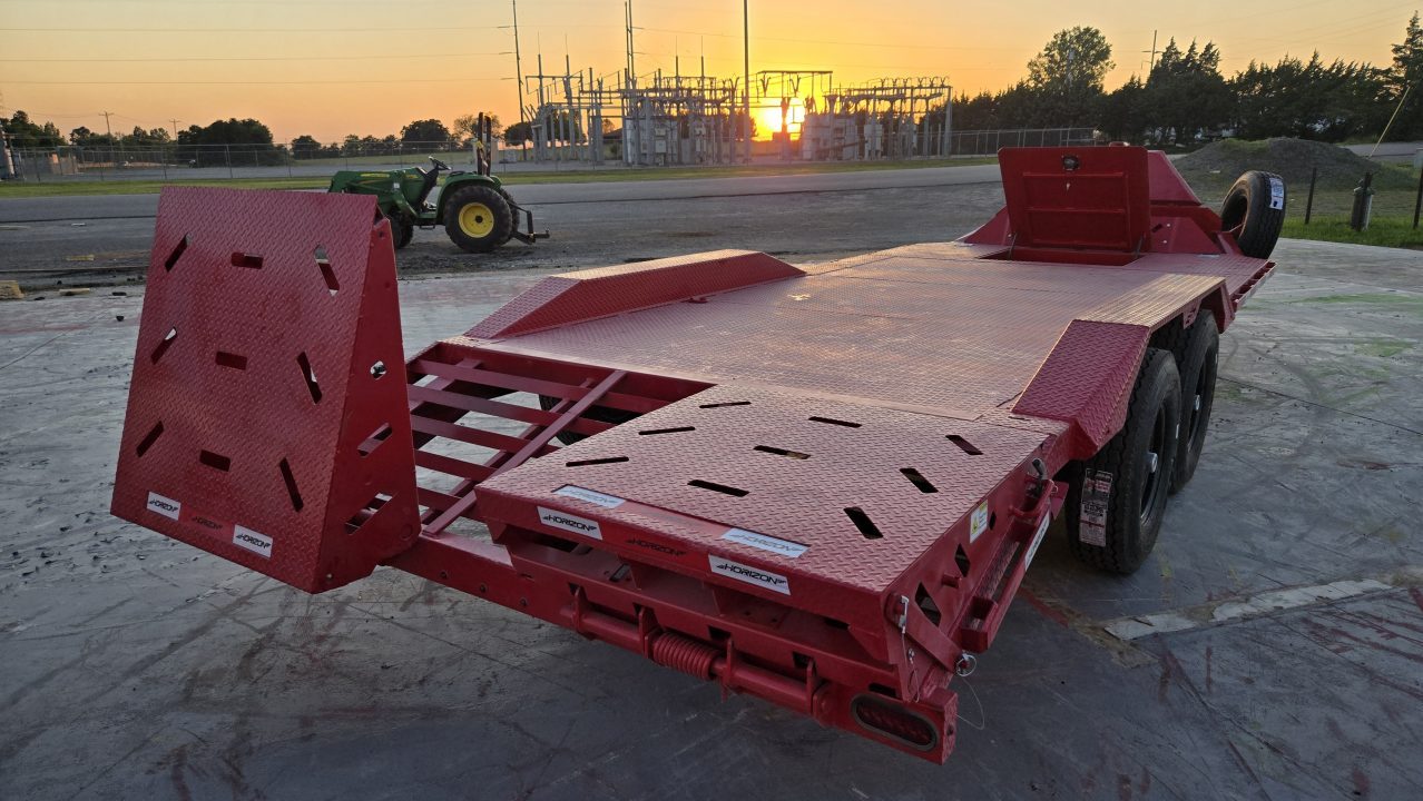 New 2025 Horizon Trailers EHZ 20' x 102" x 25" BP 7K 15,200LBS Equipment Trailer