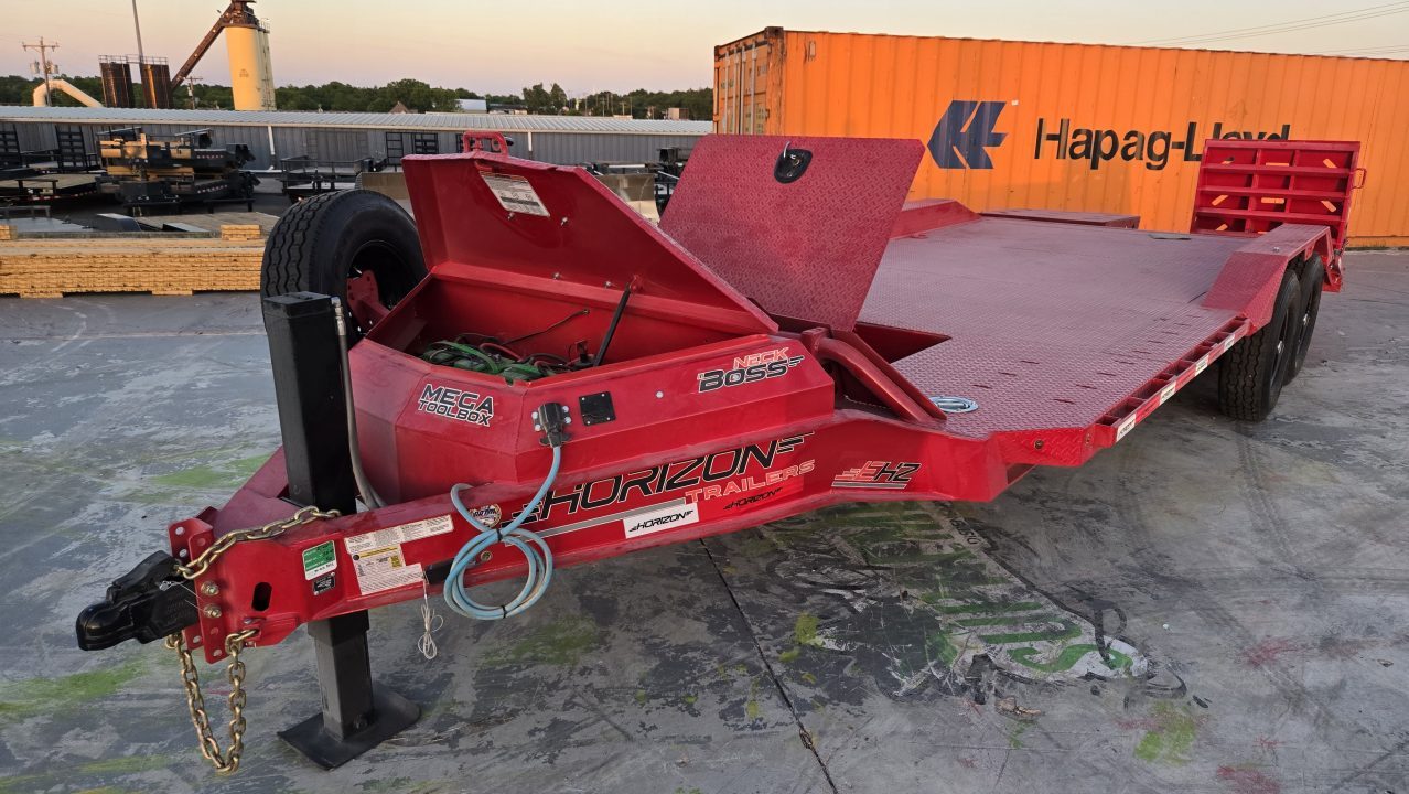 New 2025 Horizon Trailers EHZ 20' x 102" x 25" BP 7K 15,200LBS Equipment Trailer