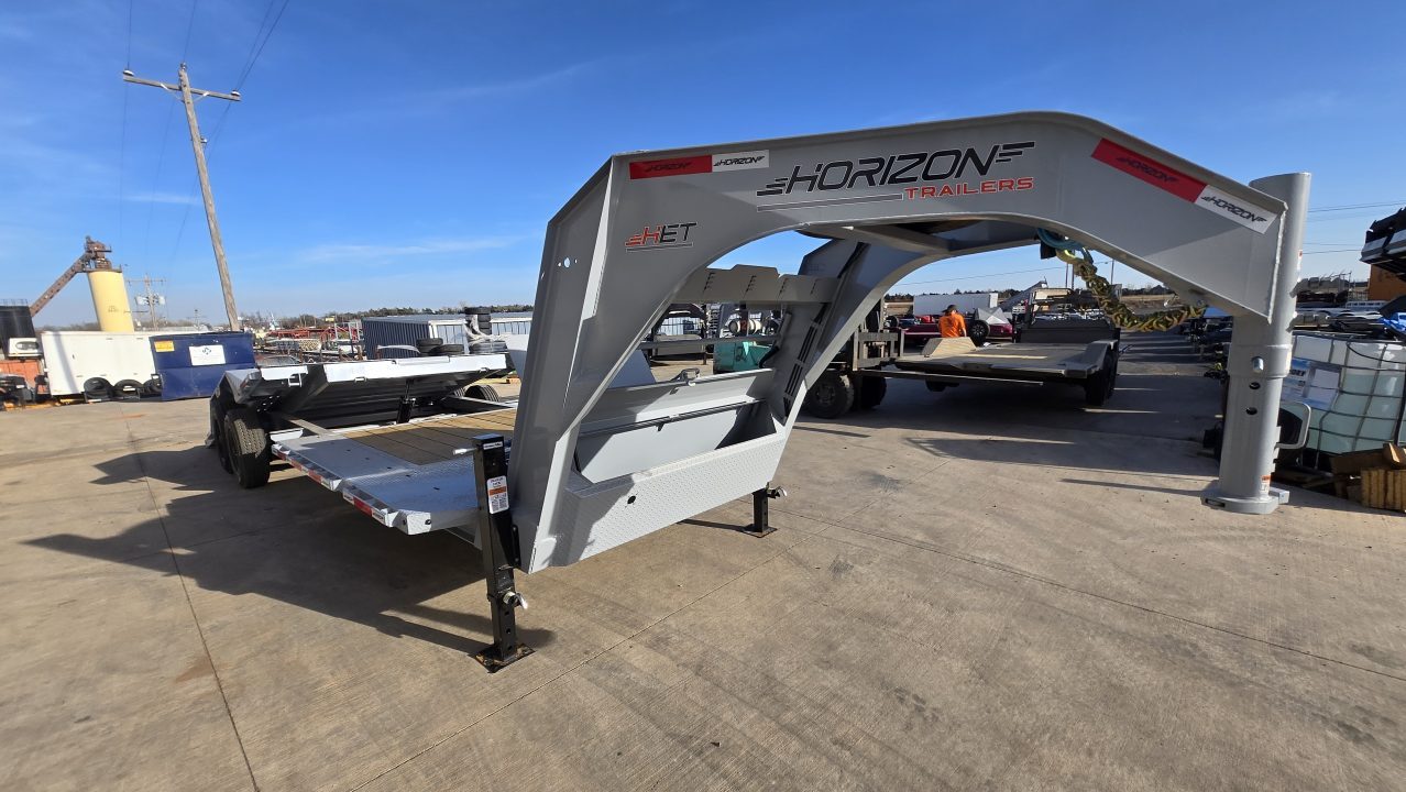New 2026 Horizon Trailers HET 26' x 102" x 25" GN 22.4K TILT Equipment Trailer