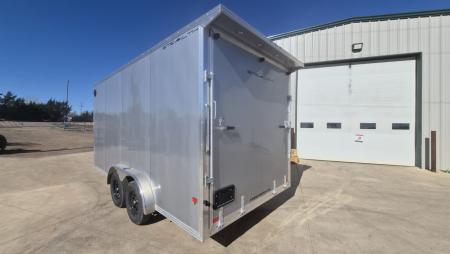 New 2026 ALCOM 7.5X16 EZEC 7K Aluminum Enclosed Trailer Cargo / Enclosed Trailer