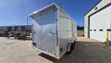 New 2026 ALCOM 7.5X16 EZEC 7K Aluminum Enclosed Trailer Cargo / Enclosed Trailer