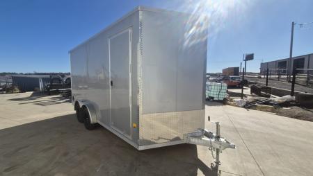 New 2026 ALCOM 7.5X16 EZEC 7K Aluminum Enclosed Trailer Cargo / Enclosed Trailer