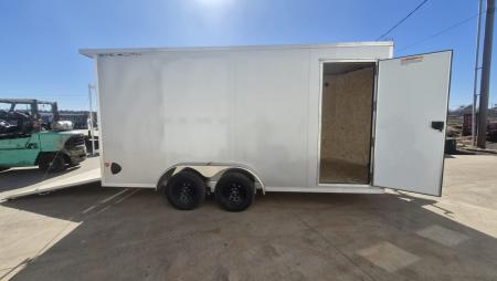 New 2026 ALCOM 7.5X16 EZEC 7K Aluminum Enclosed Trailer Cargo / Enclosed Trailer