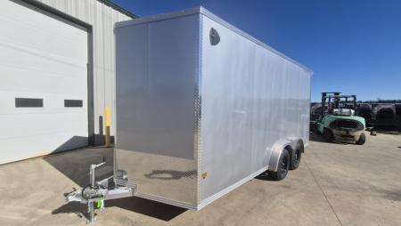 New 2026 ALCOM 7.5X16 EZEC 7K Aluminum Enclosed Trailer Cargo / Enclosed Trailer