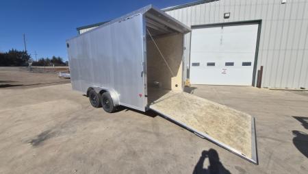 New 2026 ALCOM 7.5X16 EZEC 7K Aluminum Enclosed Trailer Cargo / Enclosed Trailer