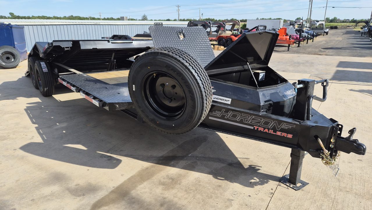 New 2026 Horizon Trailers HET 24' x 102" x 25" BP 21K TILT Equipment Trailer