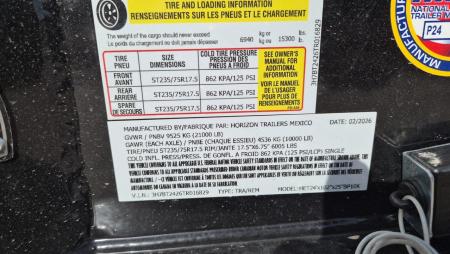 New 2026 Horizon Trailers HET 24' x 102" x 25" BP 21K TILT Equipment Trailer