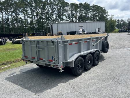 New 2026 Diamond C LPT307 Dump Trailer, 7x16, 32" High Walls, #17,590lbs Payload, Hyd Jack, 7ga Floor