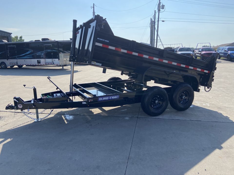 New Sure-Trac 7X12 Tele Dump Trailer