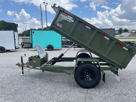 New 2027 PROSPECTOR 5X8 6K SINGLE AXLE DUMP TRAILER WITH 2' WALLS