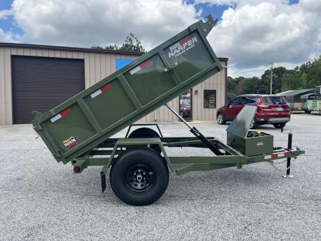 New 2027 PROSPECTOR 5X8 6K SINGLE AXLE DUMP TRAILER WITH 2' WALLS