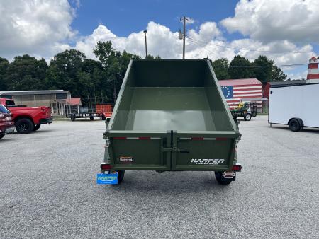 New 2027 PROSPECTOR 5X8 6K SINGLE AXLE DUMP TRAILER WITH 2' WALLS