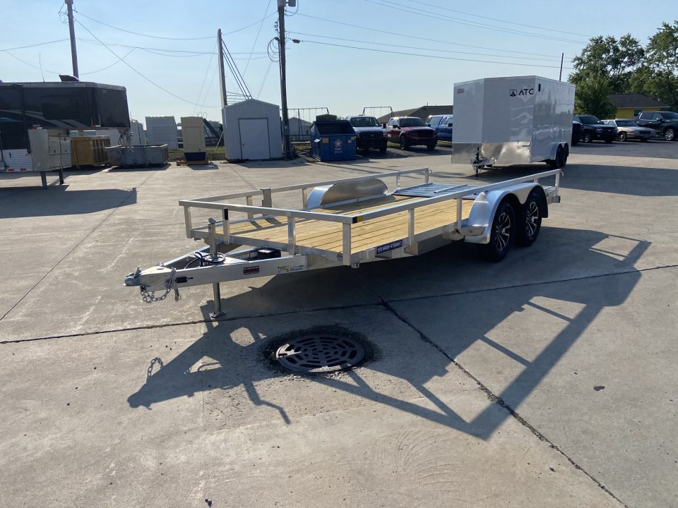 New Sure-Trac 7X16 Tube Top 7K Utility Trailer