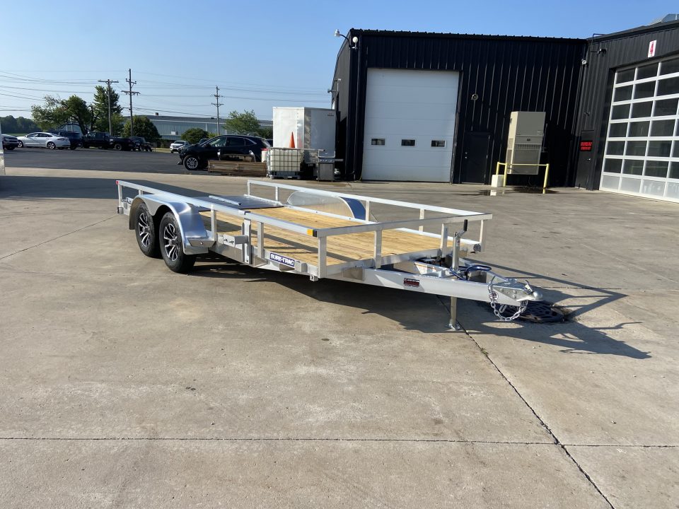 New Sure-Trac 7X16 Tube Top 7K Utility Trailer