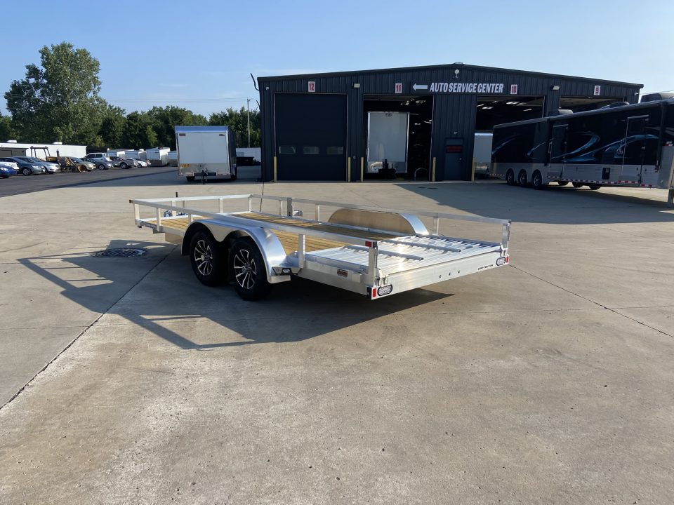 New Sure-Trac 7X16 Tube Top 7K Utility Trailer