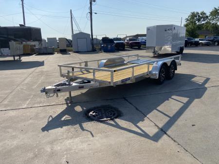 New Sure-Trac 7X16 Tube Top 7K Utility Trailer