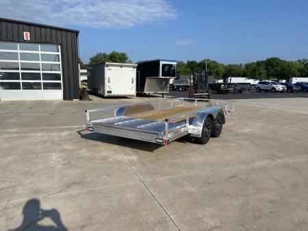 New Sure-Trac 7X16 Tube Top 7K Utility Trailer