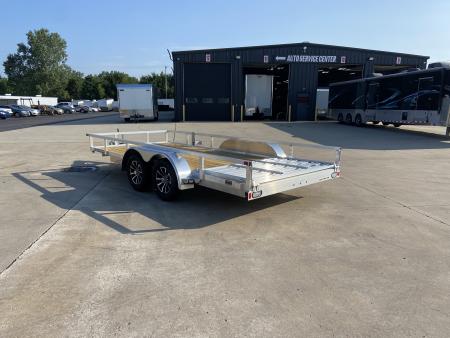 New Sure-Trac 7X16 Tube Top 7K Utility Trailer