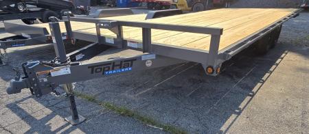 New 2026 Top Hat Trailers 8X20 Deckover Trailer 7K GVWR