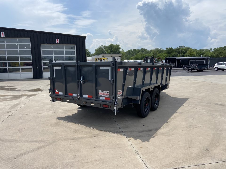 New Lamar 83"X16' DT 16K Telescopic Dump Trailer