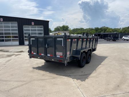 New Lamar 83"X16' DT 16K Telescopic Dump Trailer