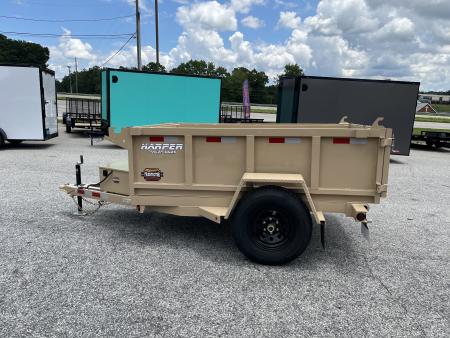 New 2027 PROSPECTOR 5X8 6K SINGLE AXLE DUMP TRAILER WITH 2' WALLS