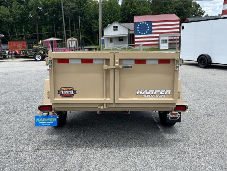 New 2027 PROSPECTOR 5X8 6K SINGLE AXLE DUMP TRAILER WITH 2' WALLS