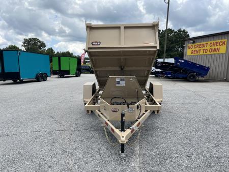 New 2027 PROSPECTOR 5X8 6K SINGLE AXLE DUMP TRAILER WITH 2' WALLS