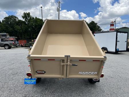 New 2027 PROSPECTOR 5X8 6K SINGLE AXLE DUMP TRAILER WITH 2' WALLS