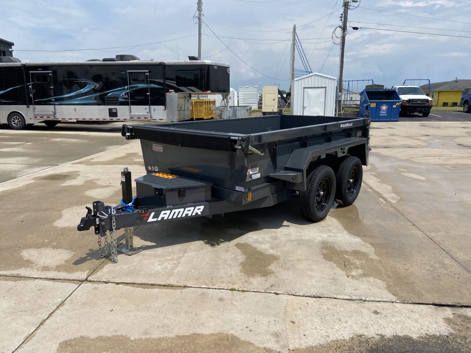 New Lamar 60"X10' Mini Dump Trailer 7K