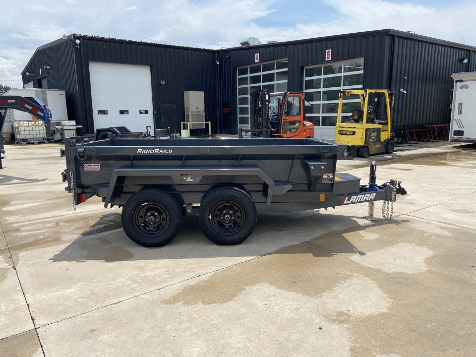 New Lamar 60"X10' Mini Dump Trailer 7K